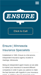 Mobile Screenshot of ensureagency.com